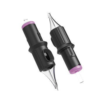 Box mit 20 Ghost Black Nadelmodulen - Liner Bugpin Long Taper