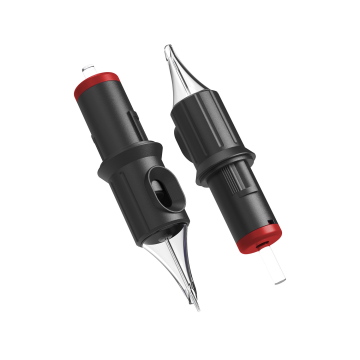 Box mit 20 Ghost Black Nadelmodulen - Tight Liners Long Taper