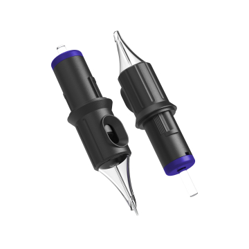 Box mit 20 Ghost Black Nadelmodulen - Nano Liner Long Taper