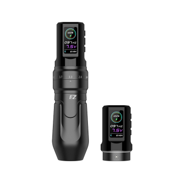 REFURBISHED - EZ P3 Pro Wireless Tattoo Pen with Additional Battery - Black REFURBISHED - EZ P3 Pro Wireless Tattoo Pen with Additional Battery - Black