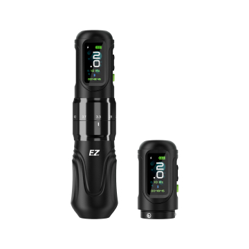 EZ P6 Wireless Tattoo Pen mit zusätzlichem Akku - Black