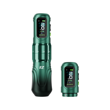 EZ P6 Wireless Tattoo Pen mit zusätzlichem Akku - Green Gradient