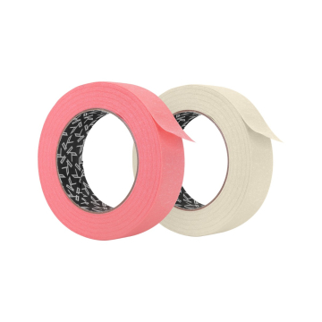 Two rolls of Killer Beauty Paper Tape in pink and beige, 30mm by 50m each.