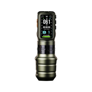 Ozer X Channel wireless Tattoo Maschine - Green