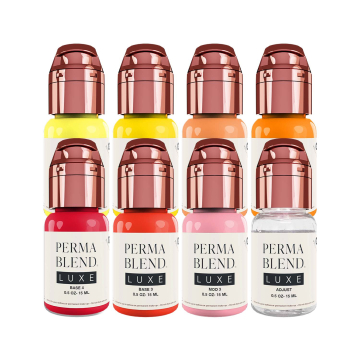Perma Blend Luxe PMU Ink - Carla Ricciardone Embody - Komplettes Set mit  8  x 15ml
