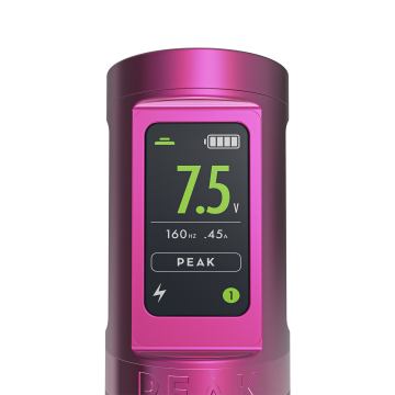 Batterie für die Peak Solice Ergo Maschine - Matte Pink