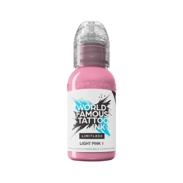 World Famous Limitless Tattoofarbe - Light Pink 1 30ml World Famous Limitless Tattoofarbe - Light Pink 1 30ml