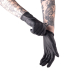 Box mit 100 Saferly schwarzen Latexhandschuhen