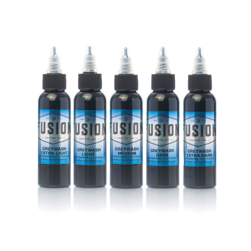 Komplettset von 5 Fusion Ink Grey Shading Wash