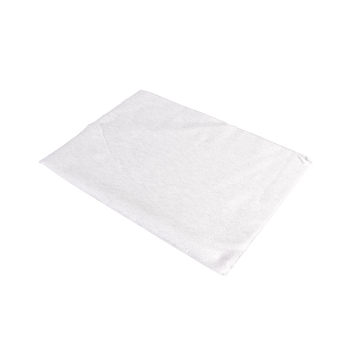 Single white paper wipe from Killer Ink pack for tattooing use isolated on white background
