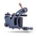 Original Micky Bee Gun Metal Grey Lightning Tattoomaschine - Colour/Shader
