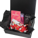 Killer Beauty Schwarze Geschenkbox - Flachverpackung mit schwarzem Band