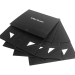 Killer Beauty Schwarze Geschenkbox - Flachverpackung mit schwarzem Band