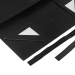 Killer Beauty Schwarze Geschenkbox - Flachverpackung mit schwarzem Band
