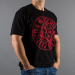 Luxury Hustle Wear T-Shirt Richie Bulldog Certified in Schwarz/Rot