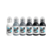 World Famous Limitless Tattoo Ink - Thomas Carli Jarlier Noire Ink Set - 6x 30 ml