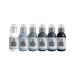 World Famous Limitless Tattoo Ink - A.D. Pancho Pastel Set - 6x 30 ml