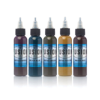 Komplettset von 5 Fusion Ink Muted Tones Farben