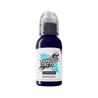 World Famous Limitless Tattoofarbe - Dark Blue 3 30ml