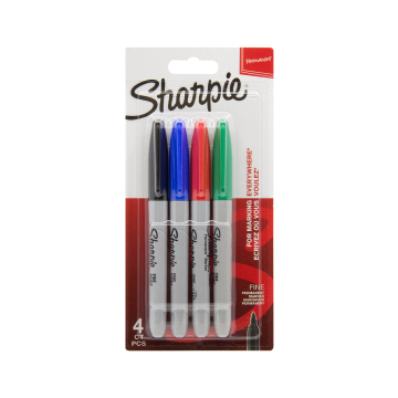 4er Pack Sharpie Fine Point Stifte