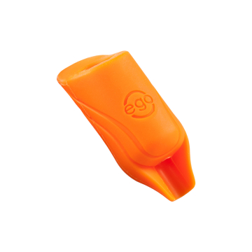 Set von 2 EGO Biogrips aus Silikon (gerade) in Orange - für Griffstücke bis zu 19MM