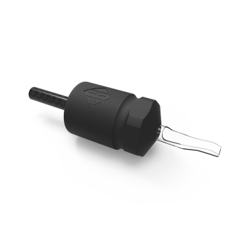 Box mit 15 Black N Gold Legacy Kohlefaser Einwegtubes 30mm - Flat offen