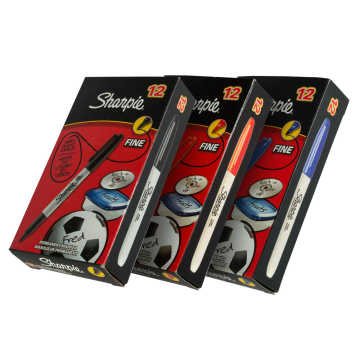 Eine 12er Packung Sharpie Fine Point (1mm) Stifte