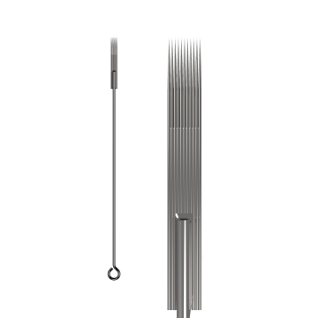 50 St. KWADRON Tattoonadeln 0,35MM LONG TAPER - Flat