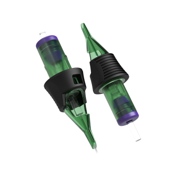 Box of 20 Ghost HEX Needle Cartridges Stipple Shader - Long Taper