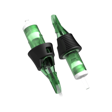 Box of 50 Ghost HEX Needle Cartridges Soft Edge Magnum - Long Taper