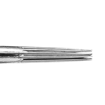 50 St. Magic Moon 0.35mm Straight Round Liner Long Taper Tattoonadeln