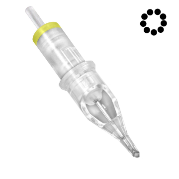 20 St. 20 Magic Moon Nadelmodulen 0.35MM Diamond Round Shader Long Taper