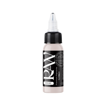 Raw Pigments Platinum - Mercury Tattoo Ink - 30ml