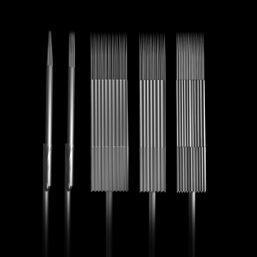 50 St. Killer Ink Precision #10 0,30MM sterile Edelstahl-Tattoonadeln, verschiedene Größen/Arten