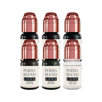 Perma Blend Luxe PMU Ink - Stevey G. Reclaim - Komplettes Set mit 6 x 15ml