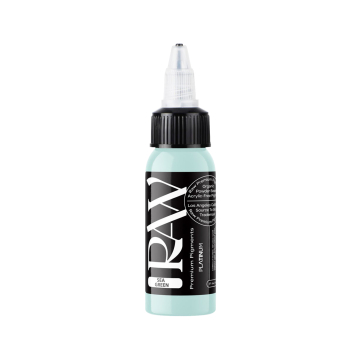 Raw Pigments Platinum - Sea Green Tattoo Ink - 30ml