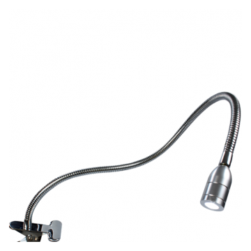 Verstellbare Punktlicht-Tischlampe mit mit Vergrößerungsglas 