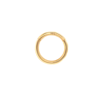 Tilum Einfacher Clicker-Ring aus 14-karätigem Gold