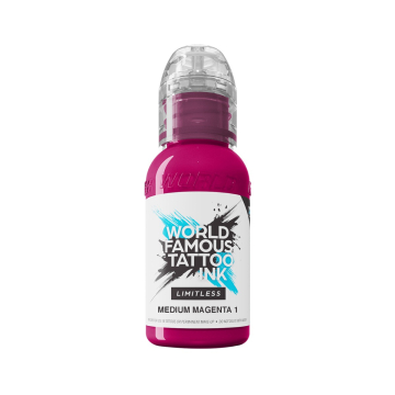 World Famous Limitless Tattoofarbe - Medium Magenta 1 30ml