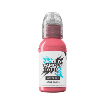 World Famous Limitless Tattoofarbe - Light Pink 3 30ml