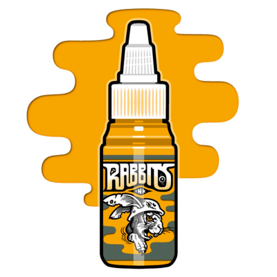Rabbits Ink Tattoofarbe -  Mike Wolf's Gold Dust 35ml