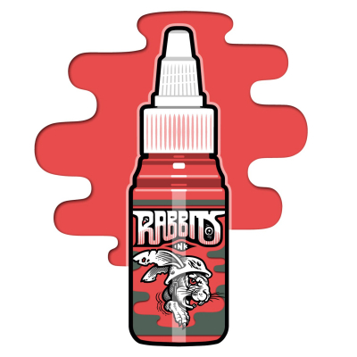 Rabbits Ink Tattoofarbe -   Mike Wolf's Neo Red 35ml