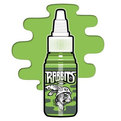 Rabbits Ink Tattoofarbe -  Live's Parrot Green 35ml
