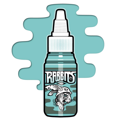 Rabbits Ink Tattoofarbe - Jens Amhäuser's Turquoise Chill 13 35ml