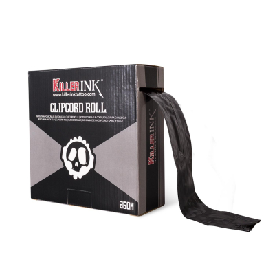 Killer Ink Black Line Clipcord-Schutzhüllen - Einzelrolle je 250m