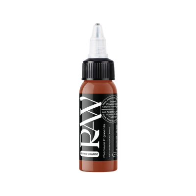 Raw Premium Pigments - Burnt Orange Tattoo Ink 30ml