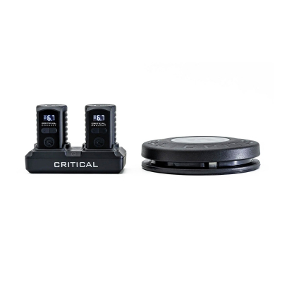 Critical Connect Universal batteripakke (to batterier + docking + fodkontakt)