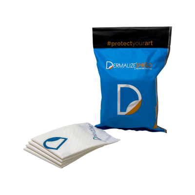 Dermalize SHIELD - Ultradünne, saugfähige Pads - Box mit 10