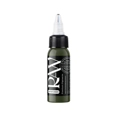 Raw Premium Pigments - Gator Green Tattoo Ink 30ml