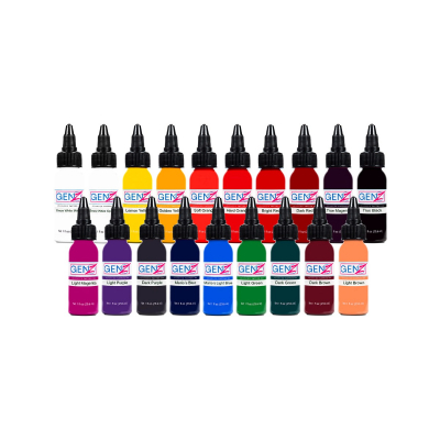 Intenze Ink Gen-Z 19 Color Set 19x 30 ml